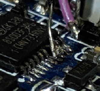 GND Pin detached (zoomed)