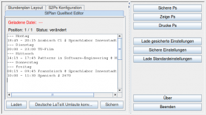 Screenshot Java Stundenplanprinter